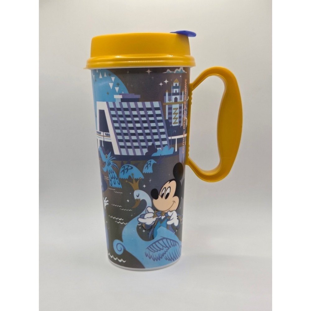 Disney Travel Mug Walt Disney World 50th Anniversary Mickey Mouse Stitch
